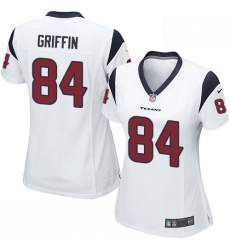 Women's Nike Houston Texans #84 Ryan Griffin Game White NFL Jersey
