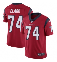 Youth Nike Houston Texans #74 Chris Clark Limited Red Alternate Vapor Untouchable NFL Jersey