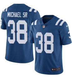Youth Nike Indianapolis Colts #38 Christine Michael Sr Elite Royal Blue Team Color NFL Jersey