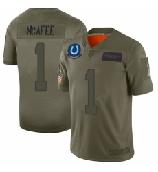 Youth Indianapolis Colts #1 Pat McAfee Limited Camo 2019 Salute to Service Football Jersey