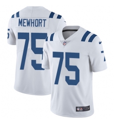 Men's Nike Indianapolis Colts #75 Jack Mewhort White Vapor Untouchable Limited Player NFL Jersey