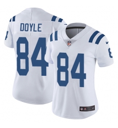 Women's Nike Indianapolis Colts #84 Jack Doyle Elite White NFL Jersey