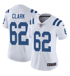 Women's Nike Indianapolis Colts #62 Le'Raven Clark Elite White NFL Jersey