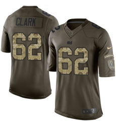 Youth Nike Indianapolis Colts #62 Le'Raven Clark Elite Green Salute to Service NFL Jersey