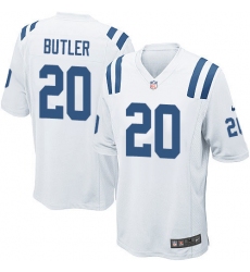 Men's Nike Indianapolis Colts #20 Darius Butler Game White NFL Jersey