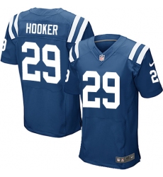 Men's Nike Indianapolis Colts #29 Malik Hooker Elite Royal Blue Team Color NFL Jersey