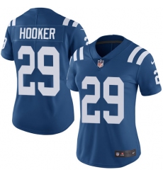 Women's Nike Indianapolis Colts #29 Malik Hooker Elite Royal Blue Team Color NFL Jersey