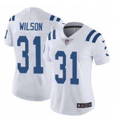 Women's Nike Indianapolis Colts #31 Quincy Wilson Elite White NFL Jersey