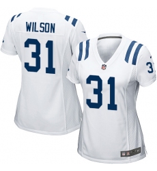 Women's Nike Indianapolis Colts #31 Quincy Wilson Game White NFL Jersey