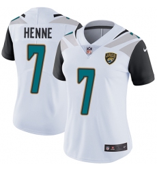 Women's Nike Jacksonville Jaguars #7 Chad Henne Elite White NFL Jersey