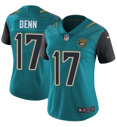 Women's Nike Jacksonville Jaguars #17 Arrelious Benn Elite Teal Green Team Color NFL Jersey