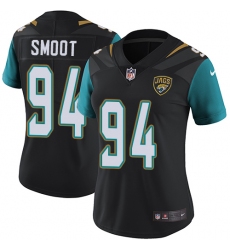 Women's Nike Jacksonville Jaguars #94 Dawuane Smoot Elite Black Alternate NFL Jersey