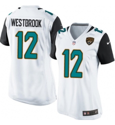 Women's Nike Jacksonville Jaguars #12 Dede Westbrook Game White NFL Jersey