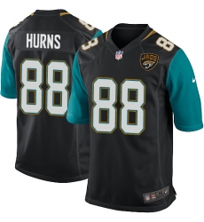 Men's Nike Jacksonville Jaguars #88 Allen Hurns Game Black Alternate NFL Jersey