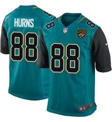Men's Nike Jacksonville Jaguars #88 Allen Hurns Game Teal Green Team Color NFL Jersey