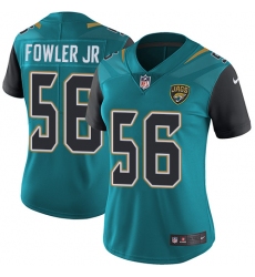 Women's Nike Jacksonville Jaguars #56 Dante Fowler Jr Elite Teal Green Team Color NFL Jersey