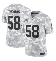 Men's Kansas City Chiefs #58 Derrick Thomas 2024 Arctic Camo Salute To Service Limited Stitched Football Jersey