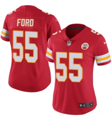 Women's Nike Kansas City Chiefs #55 Dee Ford Red Team Color Vapor Untouchable Limited Player NFL Jersey