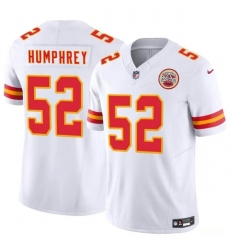 Men's Kansas City Chiefs #52 Creed Humphrey White 2024 F.U.S.E Vapor Untouchable Limited Stitched Football Jersey