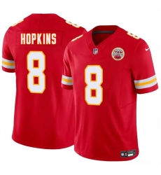 Men's Kansas City Chiefs #8 DeAndre Hopkins Red 2024 F.U.S.E. Vapor Untouchable Limited Stitched Football Jersey