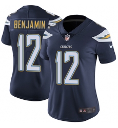 Women's Nike Los Angeles Chargers #12 Travis Benjamin Navy Blue Team Color Vapor Untouchable Limited Player NFL Jersey