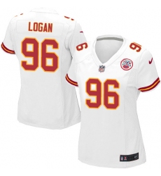 Women's Nike Kansas City Chiefs #96 Bennie Logan Game White NFL Jersey