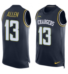 Men's Nike Los Angeles Chargers #13 Keenan Allen Limited Navy Blue Player Name & Number Tank Top NFL Jersey Men's Nike Los Angeles Chargers #13 Keenan Allen Limited Navy Blue Player Name & Number Tank Top NFL Jersey